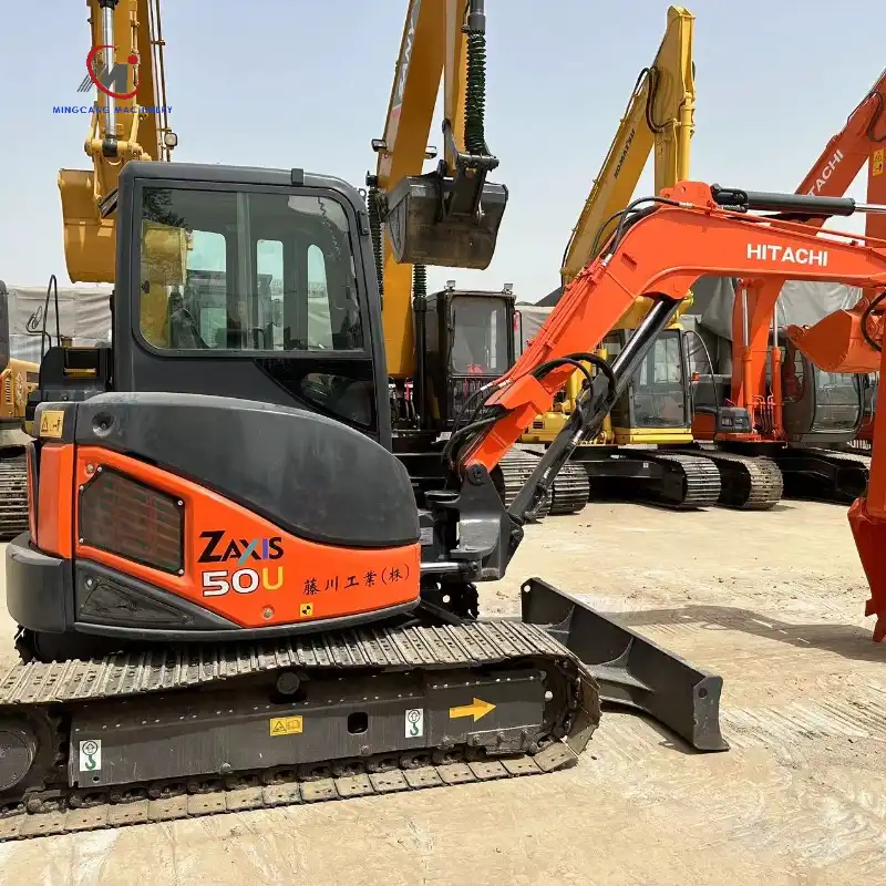 Used Hitachi ZX50 5ton excavator Hitachi miniexcavator For Sale