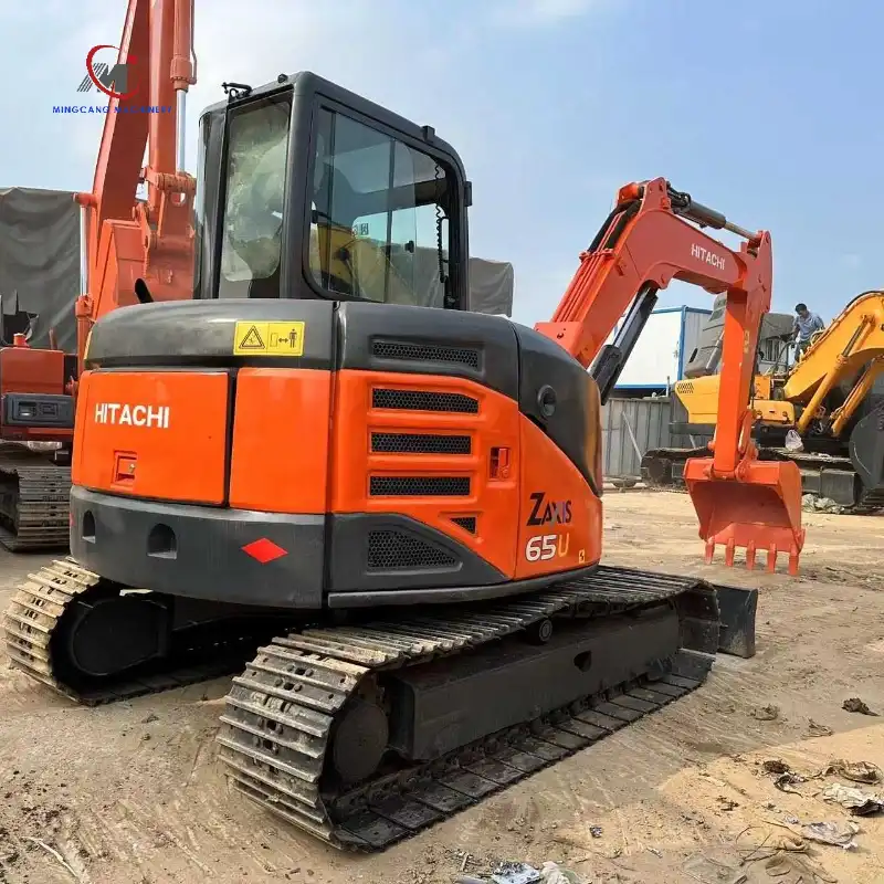 Used Hitachi ZX65 6ton excavator Hitachi miniexcavator For Sale