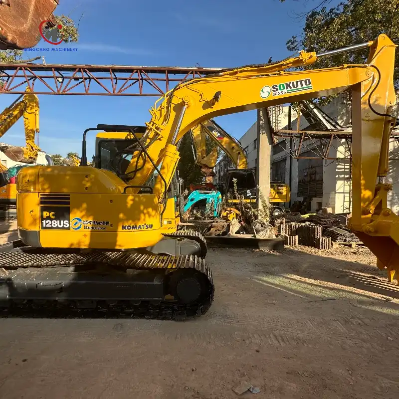 Used Komatsu PC128 13ton excavator Japan Brand excavator For Sale