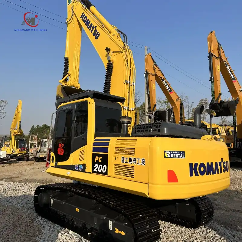 Used Komatsu PC200 20ton excavator Japan Brand excavator For Sale