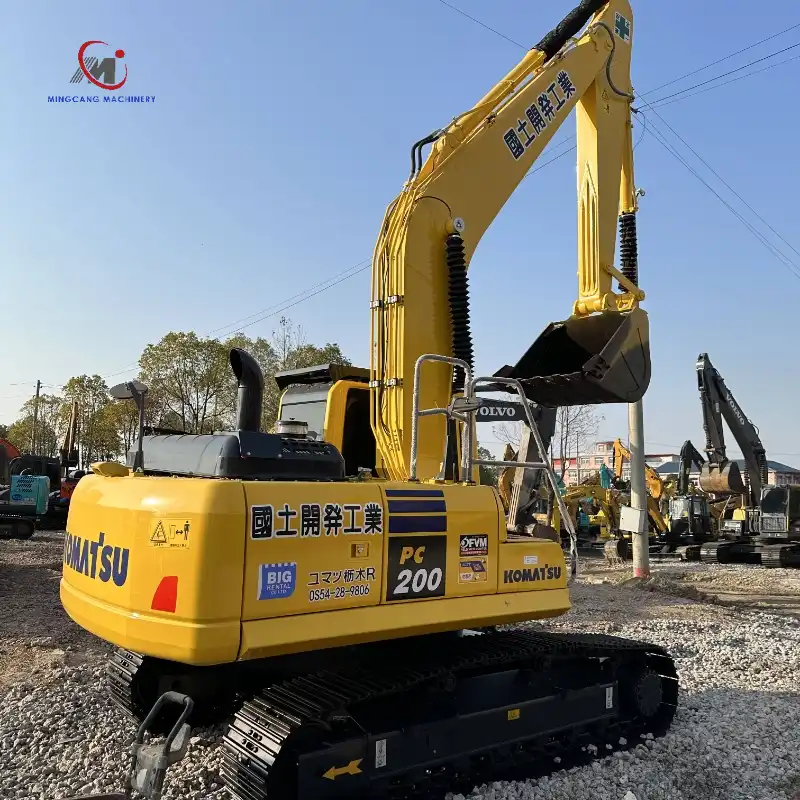 Used Komatsu PC200 20ton excavator Japan Brand excavator For Sale