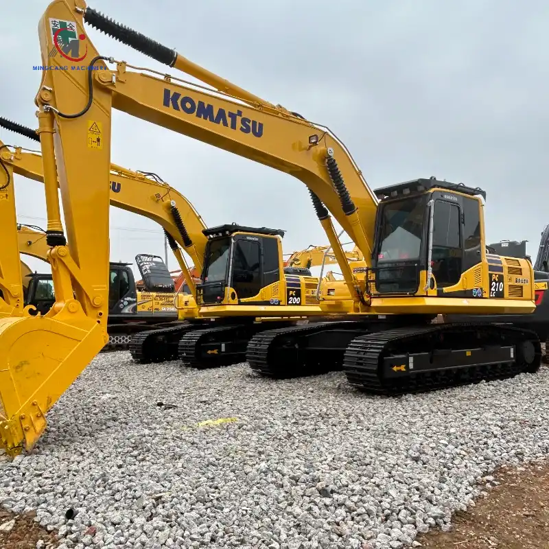 Used Komatsu PC210 21ton excavator Japan Brand excavator For Sale