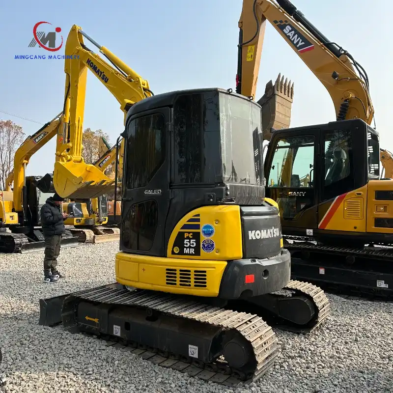 Used Komatsu PC55MR 5ton miniexcavator Japan Brand excavator For Sale
