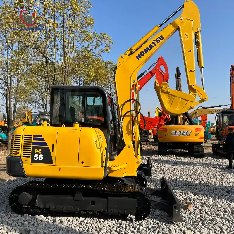 Used Komatsu PC56 5.5ton miniexcavator Japan Brand excavator For Sale