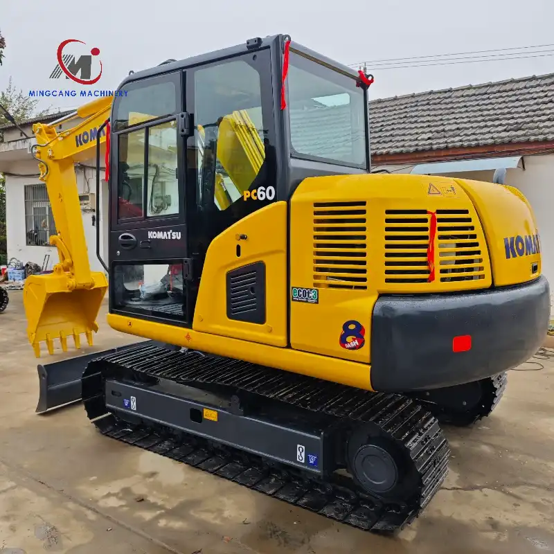 Used Komatsu PC60 6ton miniexcavator Japan Brand excavator For Sale
