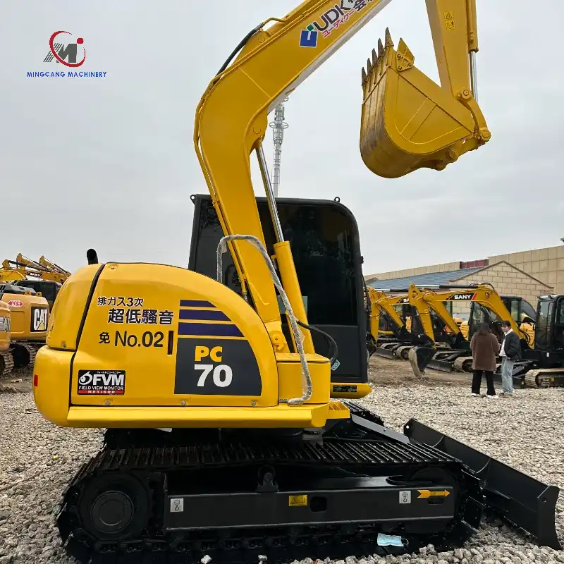 Used Komatsu PC70 7ton miniexcavator Japan Brand excavator For Sale