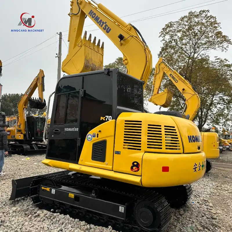 Used Komatsu PC70 7ton miniexcavator Japan Brand excavator For Sale