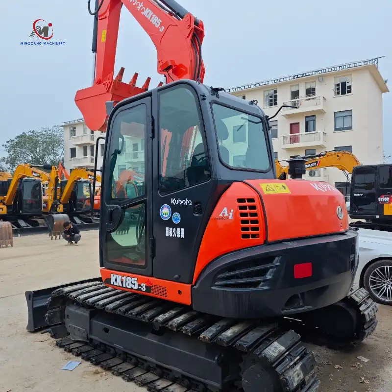 Used Kubota KX185 8ton excavator Japan Brand excavator For Sale