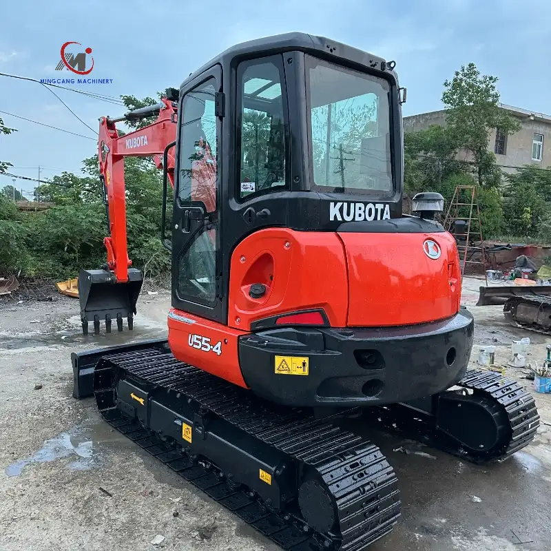 Used Kubota u55 5ton miniexcavator Japan Brand excavator For Sale
