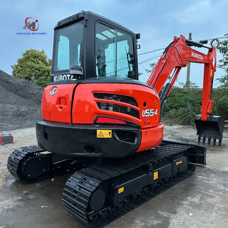 Used Kubota u55 5ton miniexcavator Japan Brand excavator For Sale