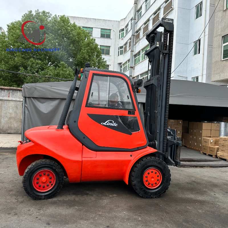 Used LINDE H50D ForKlift 5ton lifting height 6m forklift For Sale