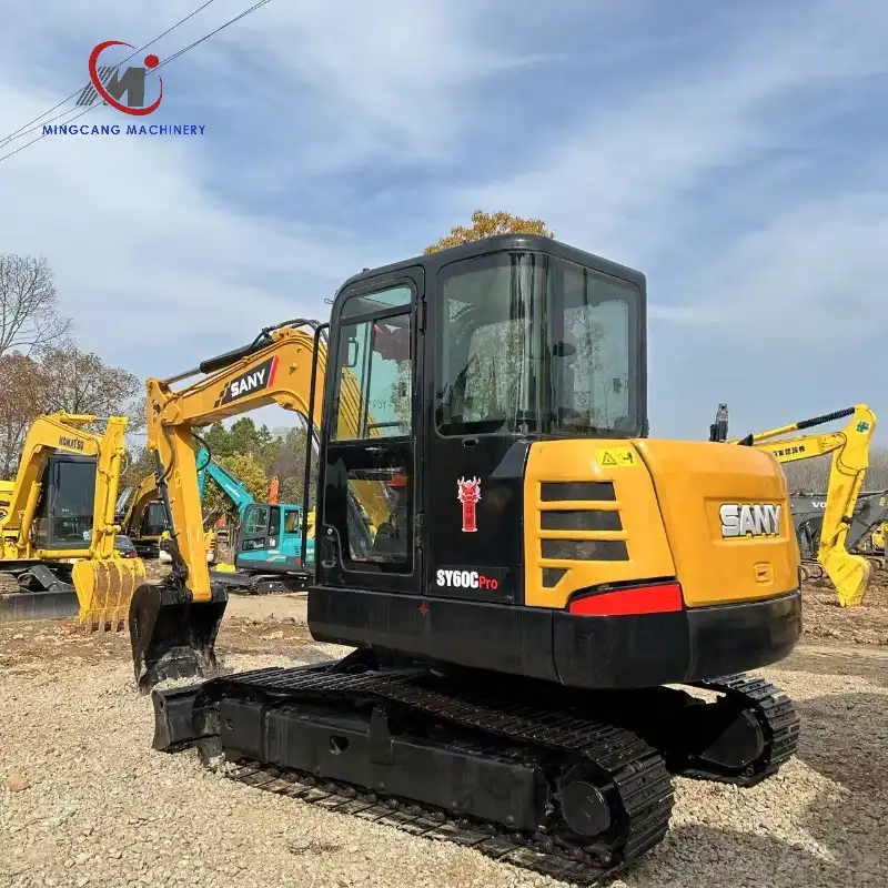 Used SANY 60C Excavator 6ton miniexcavator For Sale