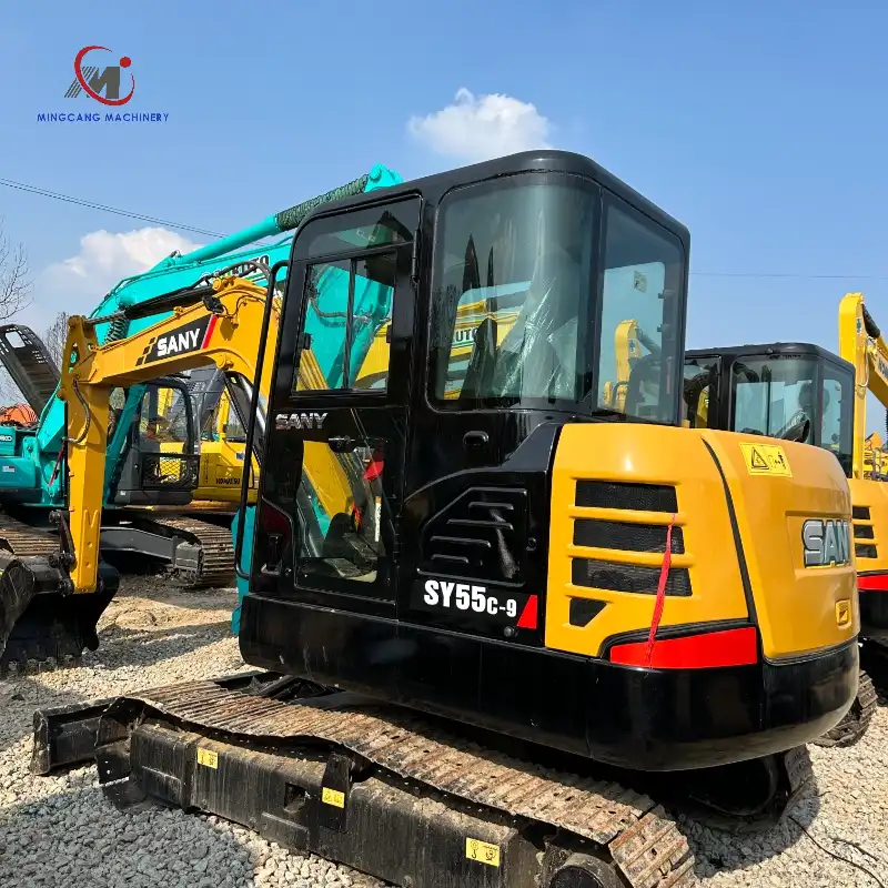 Used SANY SY55c Excavator 5Ton miniexcavator mini digger For Sale