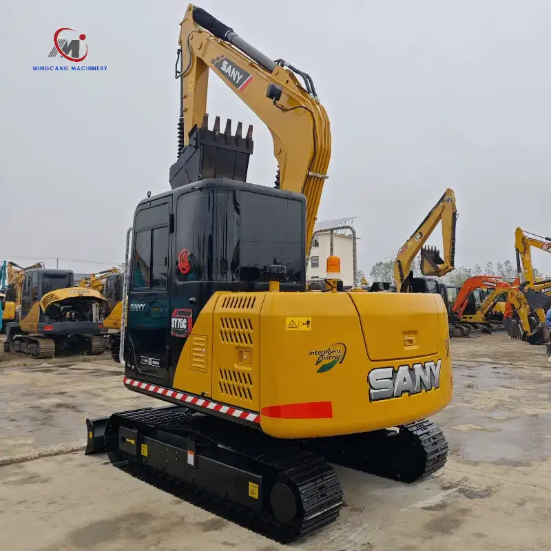Used SANY SY75C miniexcavator 7ton SANY excavator For sale