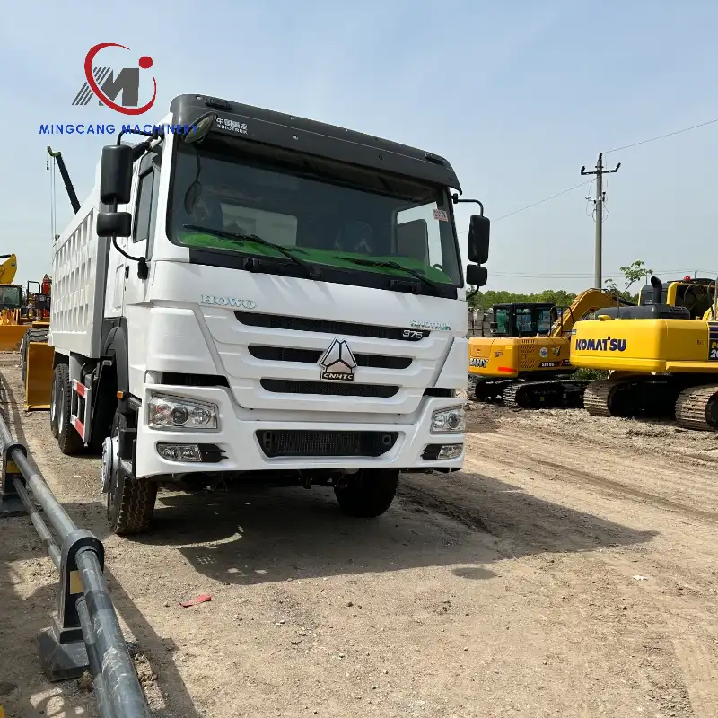 used sinotruk howo 375 6x4 dump truck for sale