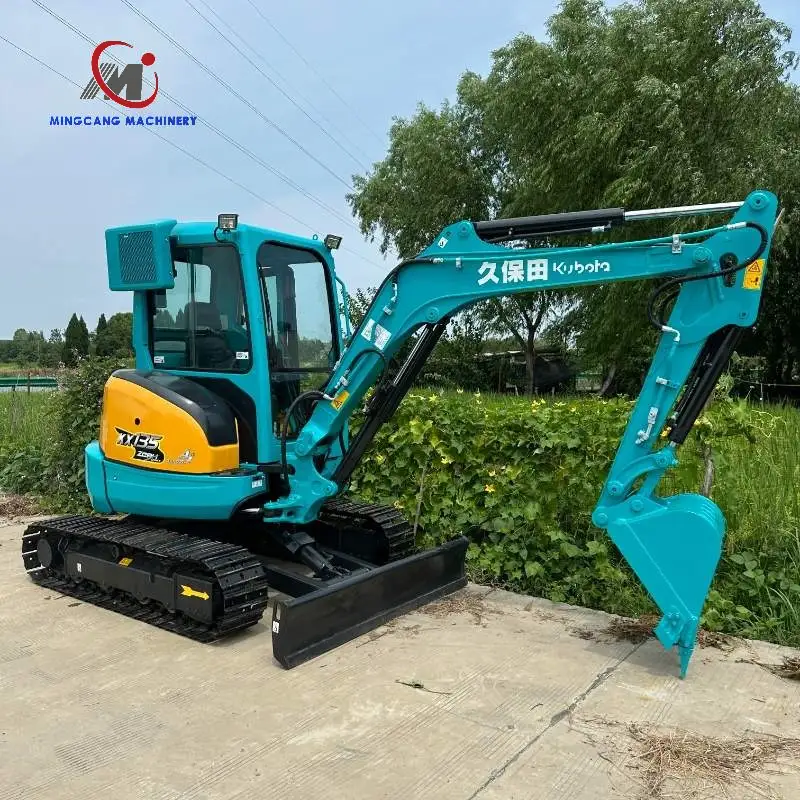 3.5ton Used Kubota KX135 miniexcavator Japan Brand excavator For Sale