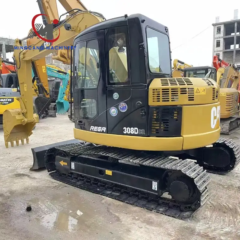 Caterpillar 308DCR used excavator 8ton CAT excavator for sale