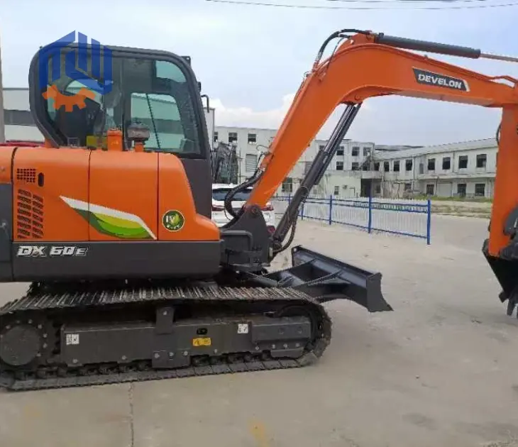 Bom estado Doosan Dx60 Nova Mini Escavadeira de Esteiras Fábrica