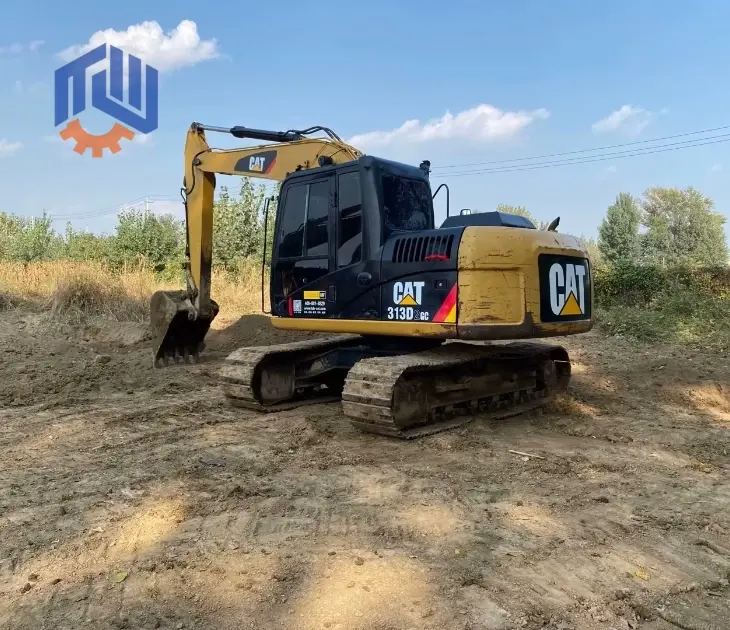 Низкая цена оригинальный б/у экскаватор Caterpillar CAT 313D2GC горячая распродажа