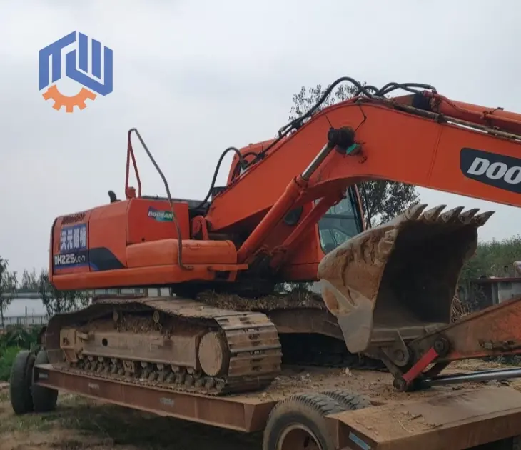 Escavadeira original Doosan usada dh225 para venda a preço baixo