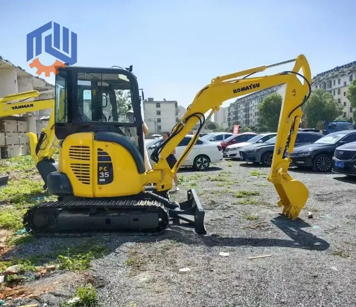 Second-Hand Komatsu PC35MR Compact Hydraulic Excavator For Sale