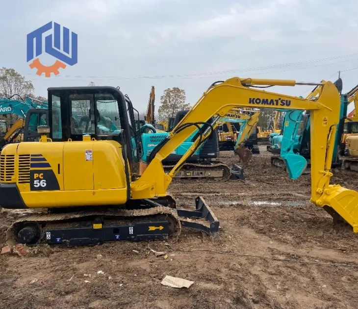 Second-Hand Komatsu PC56 Crawler Excavator