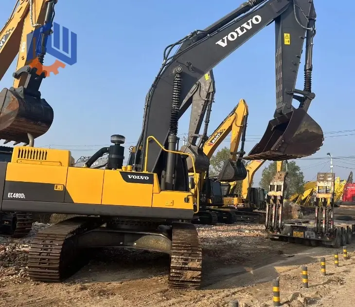 Большие гусеничные экскаваторы Volvo EC480, бывшие в употреблении, на продажу