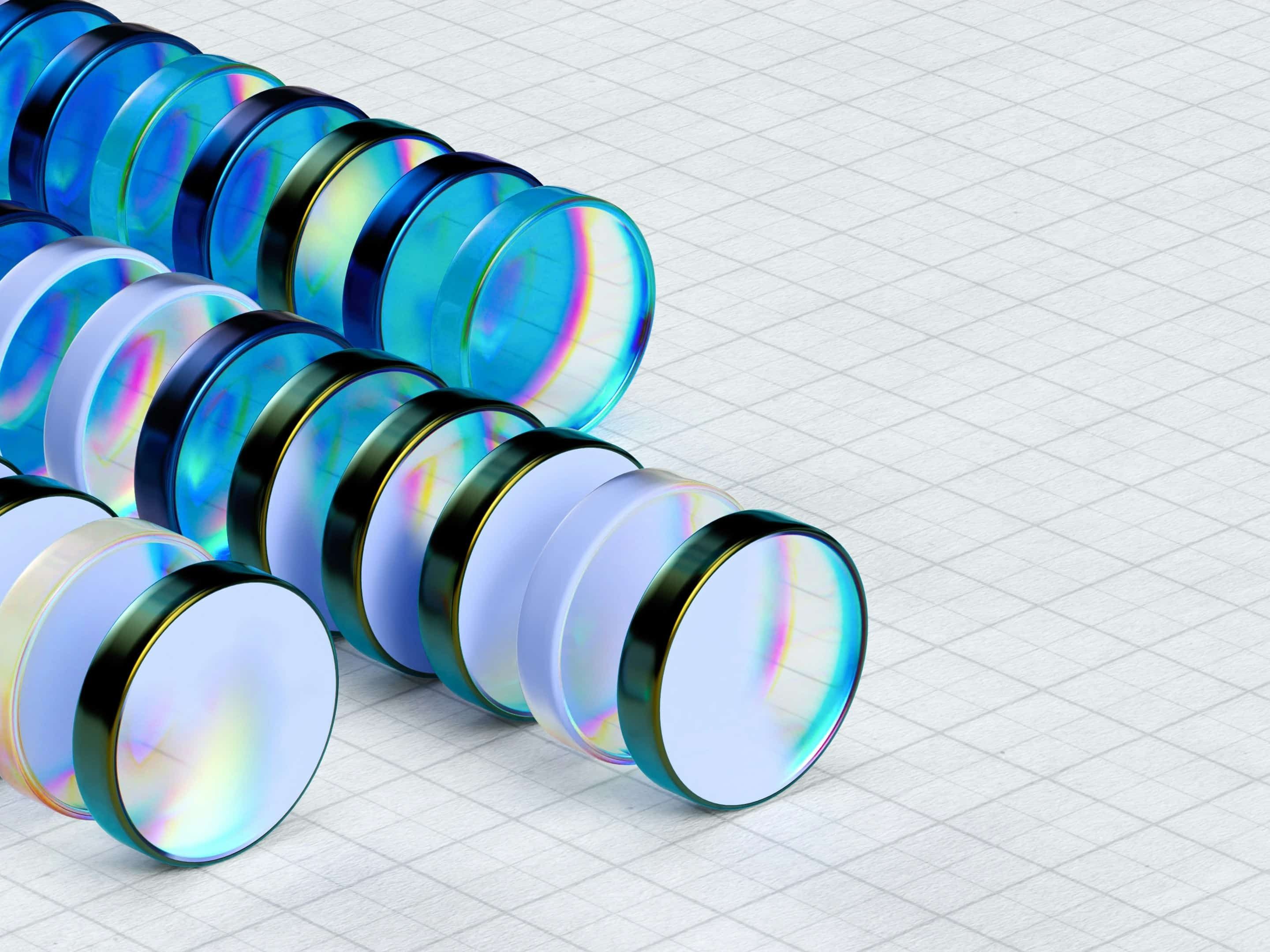 Optical UV coatings