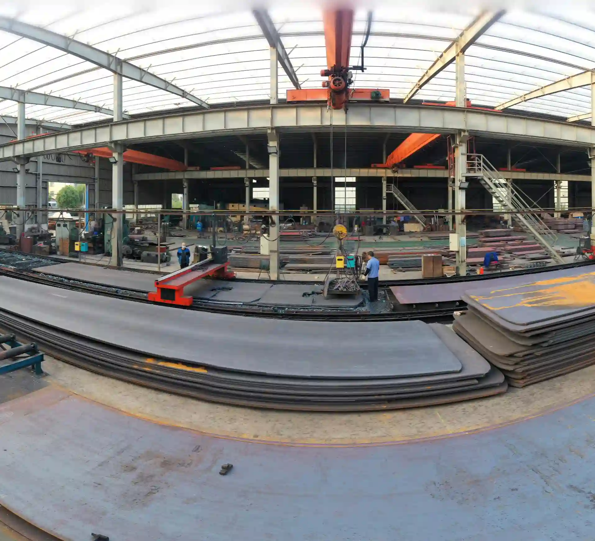 Heavy-duty steel machine frames