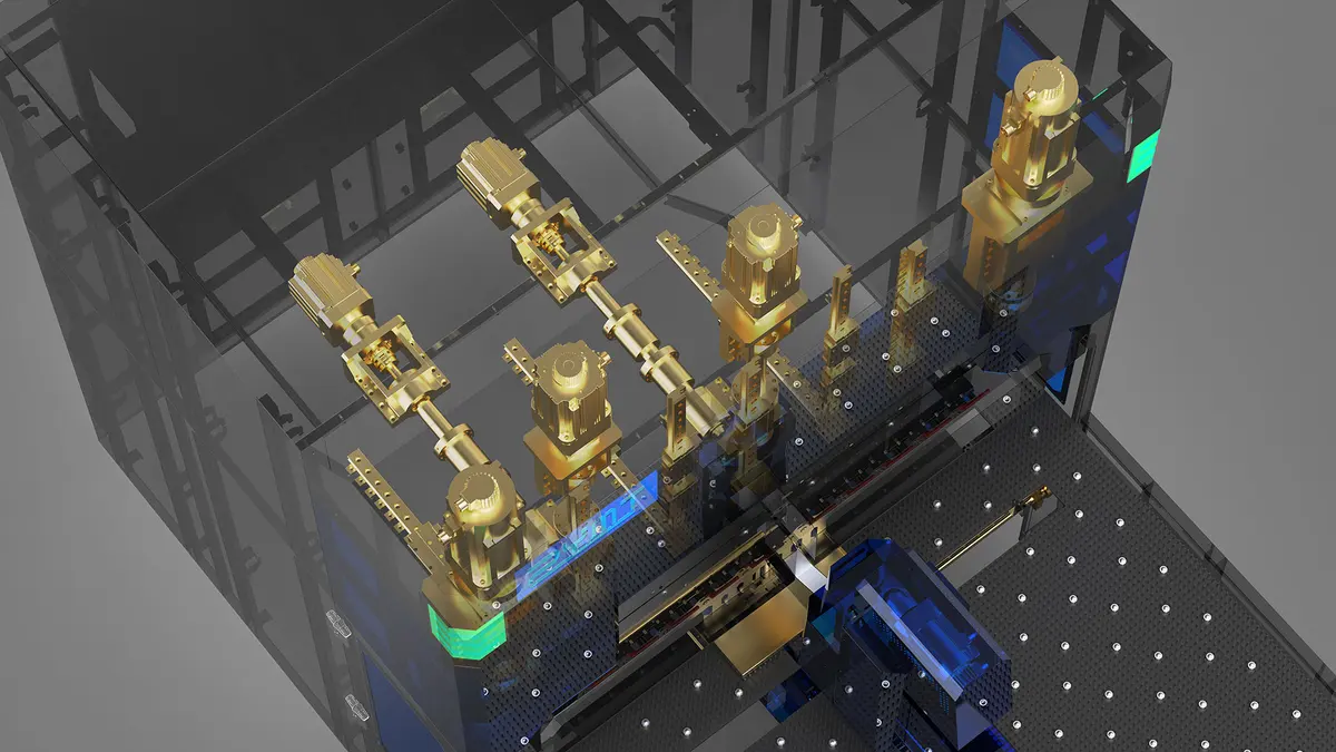2500 type panel bending machine multi axis control technology