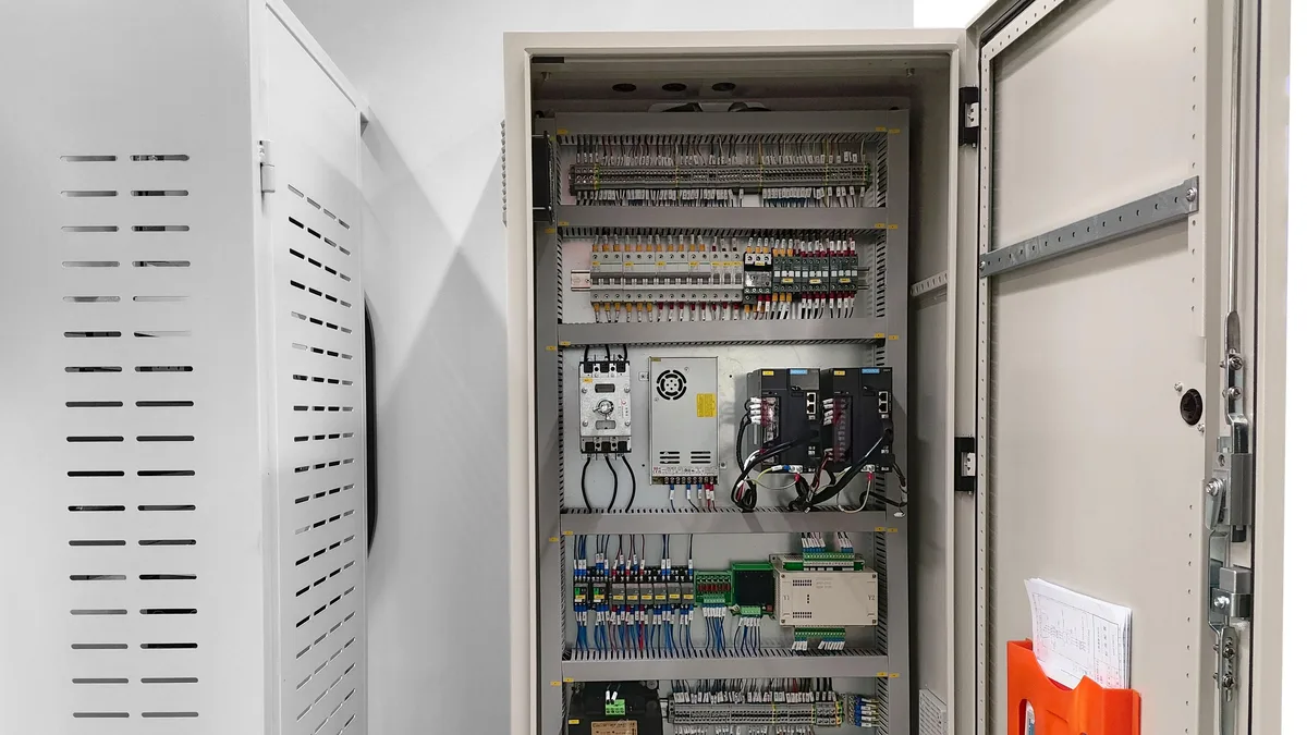 Tandem press brake machine electrical parts