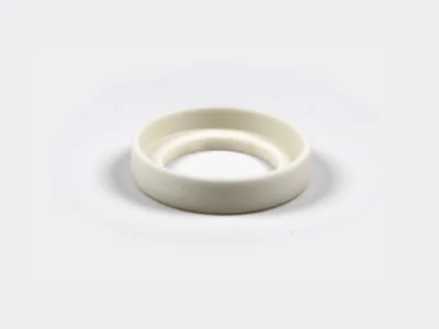 Laser cutting ceramic rings