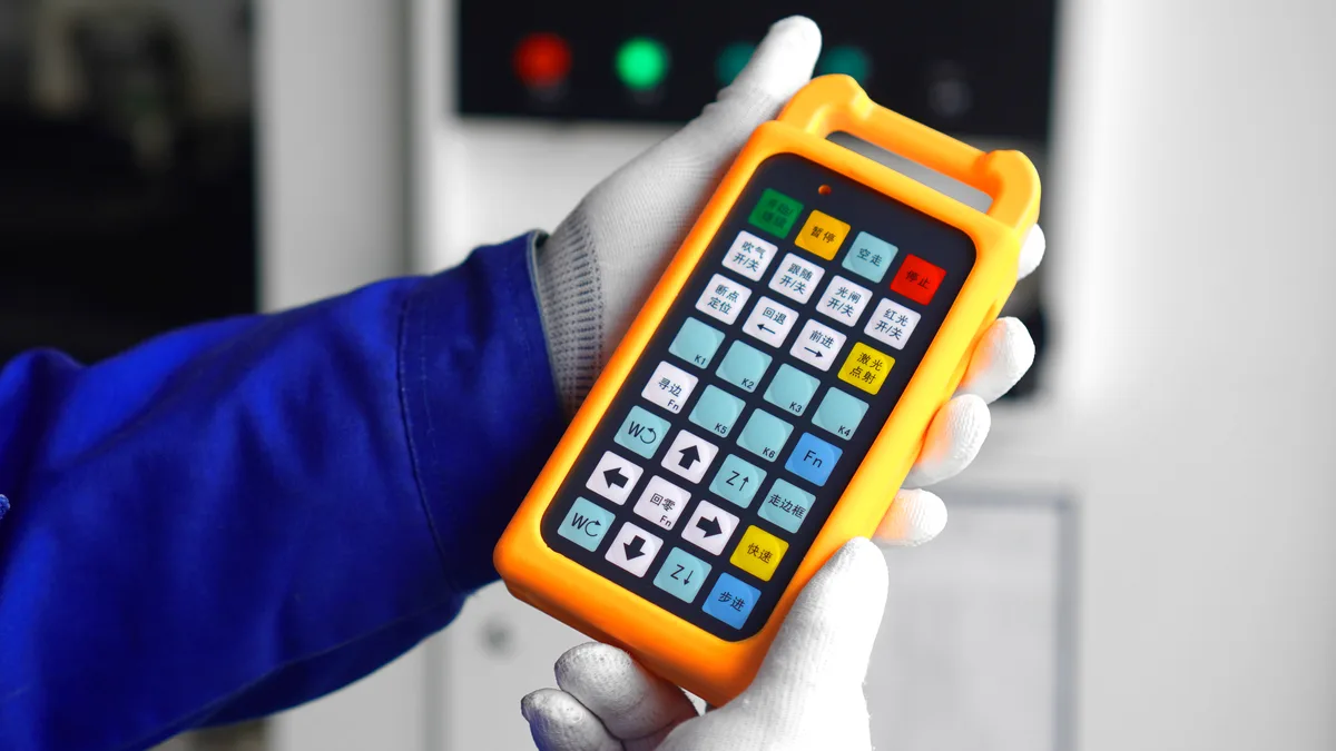 Exchange table laser cutting machine remote controller