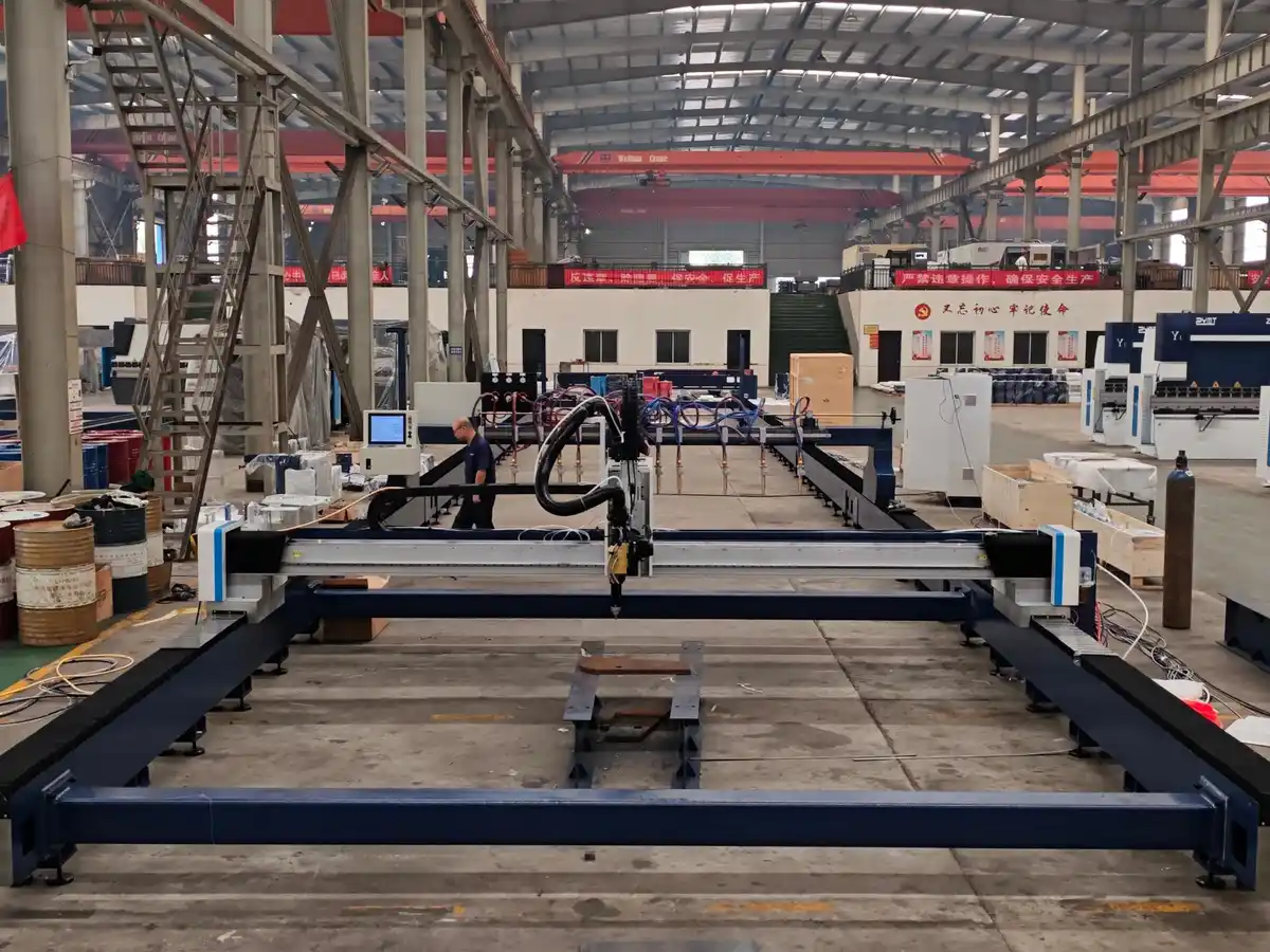 Ground rail laser cutting machine mechanical bed