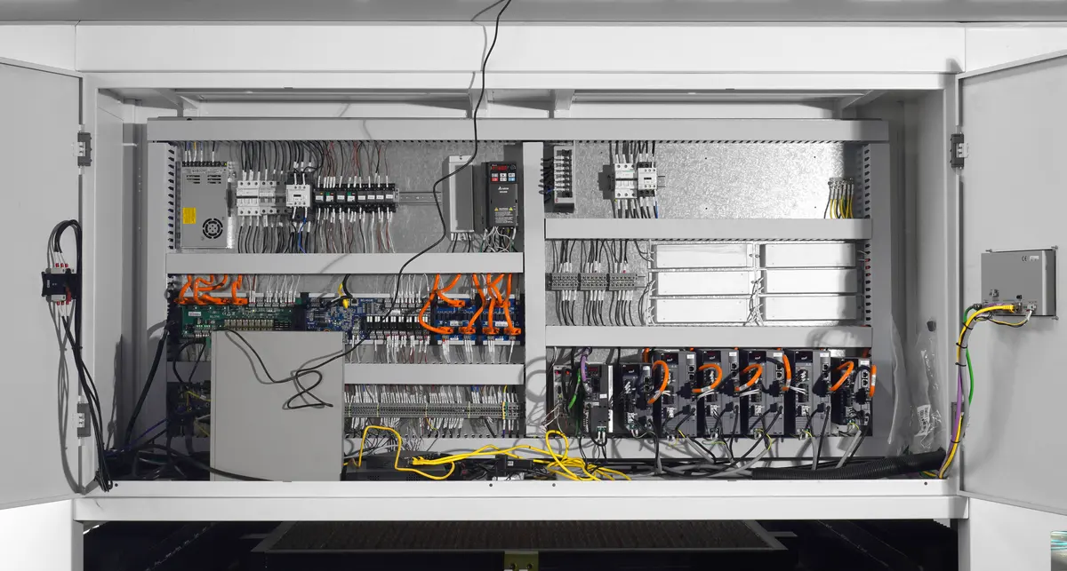 Single table laser cutting machine electrical system