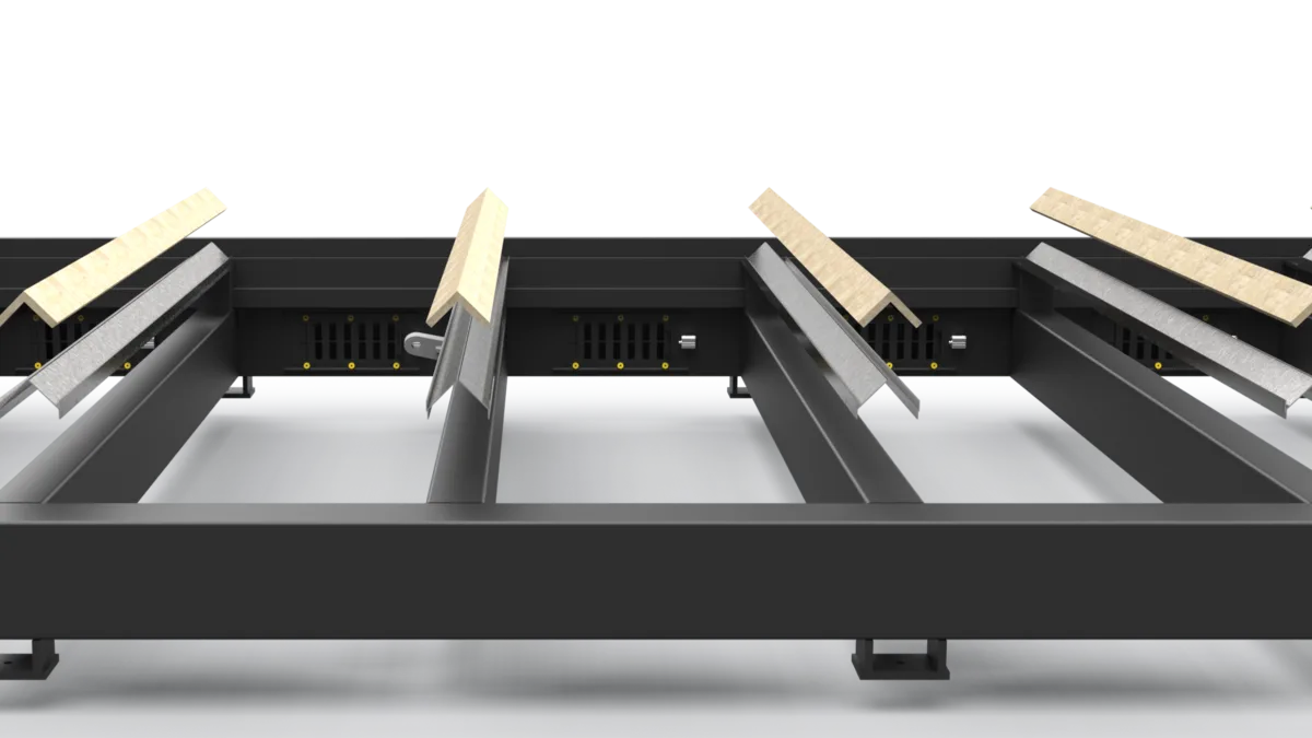 Single table laser cutting machine mechanical bed