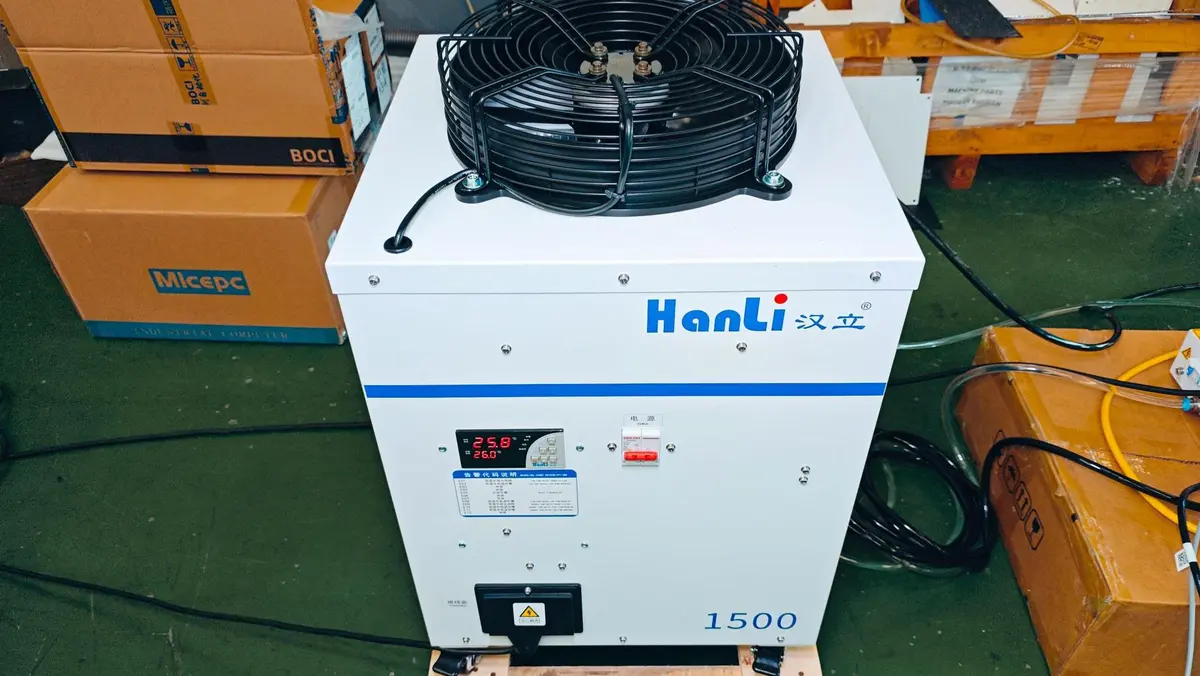 Single table laser cutting machine water chiller