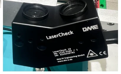 LaserCheck camera and laser sensor module for press brake angle measurement