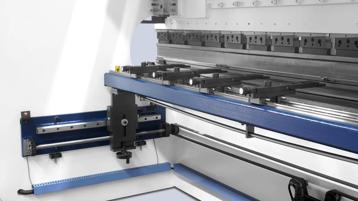 NC press brake machine back gauge