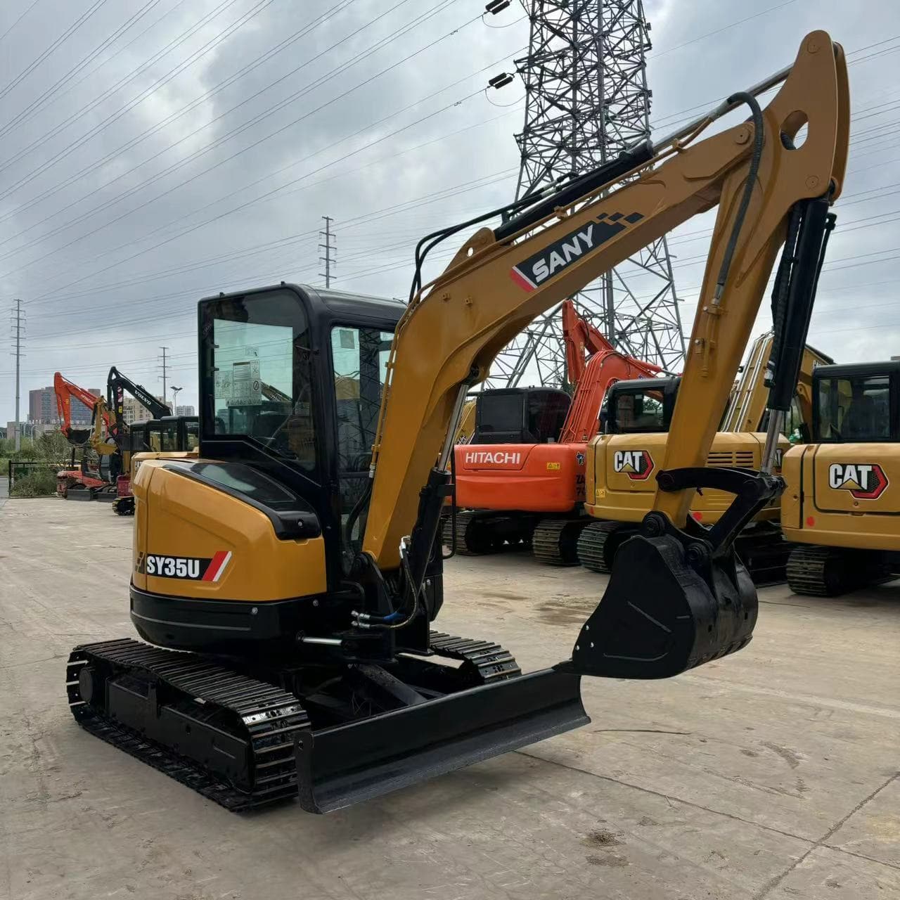 Second hand sany 35U Mini excavator Construction Equipment For Sale