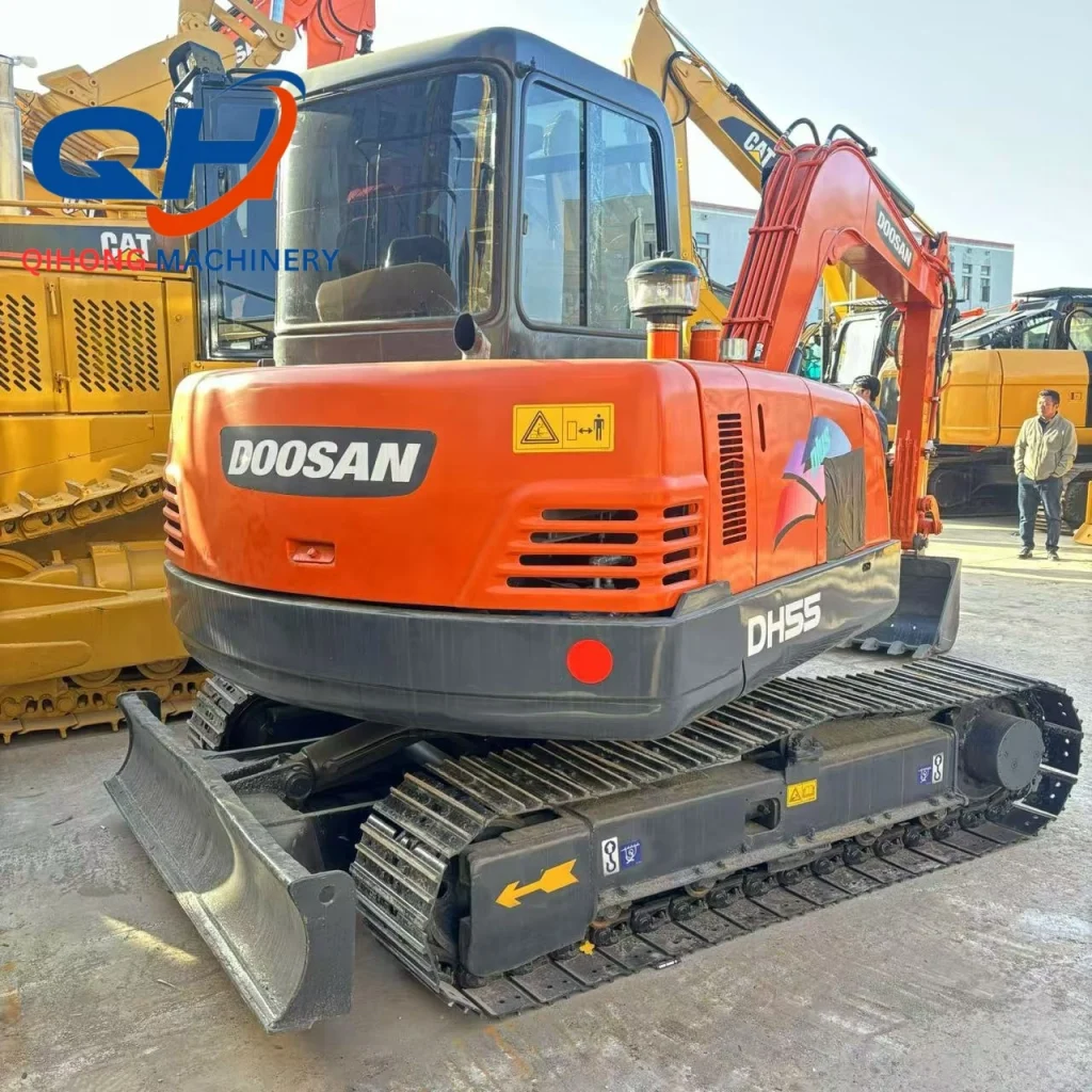 used Doosan DH55 5-ton mini excavator