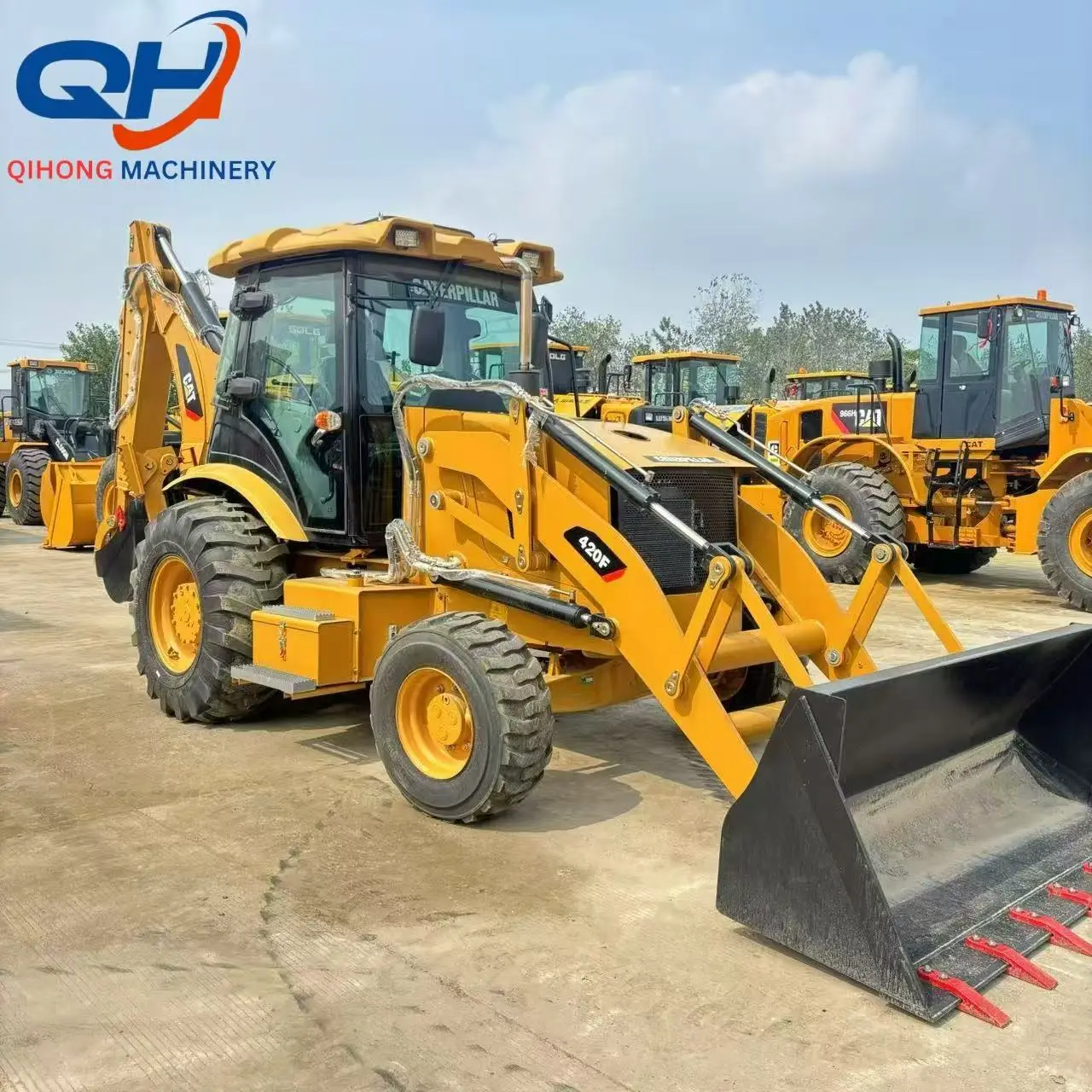 Used Caterpillar 420F Excavator loader