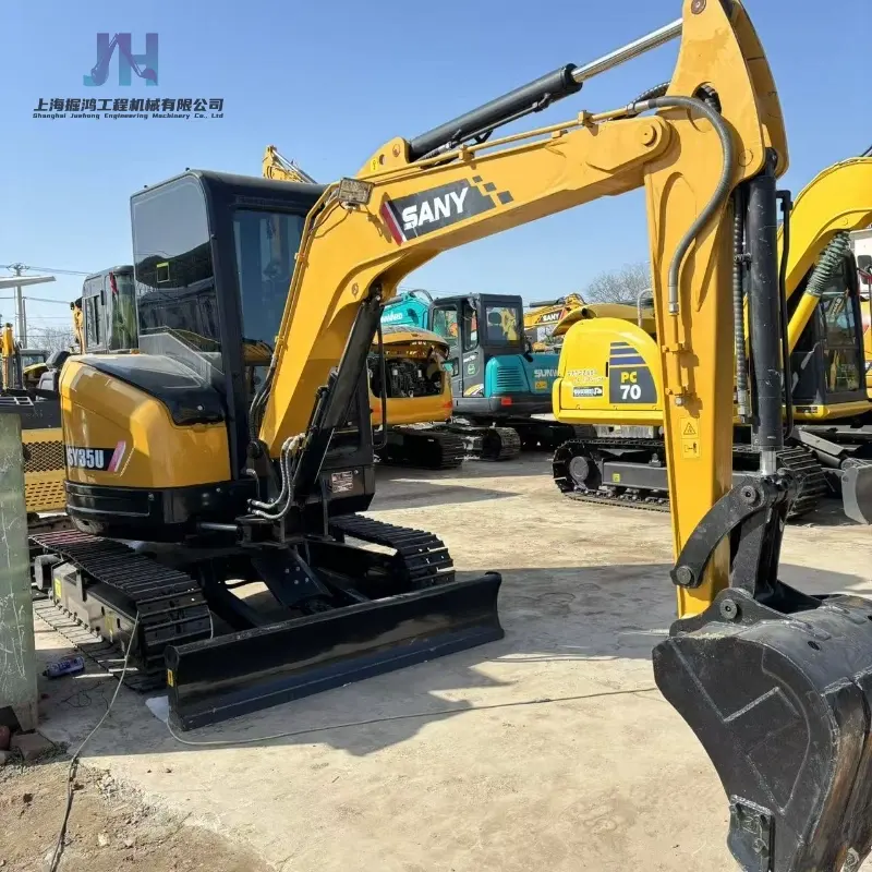 Competitive Price Used Sany SY35u Small Hydraulic Excavator Durable Machine Global Supply