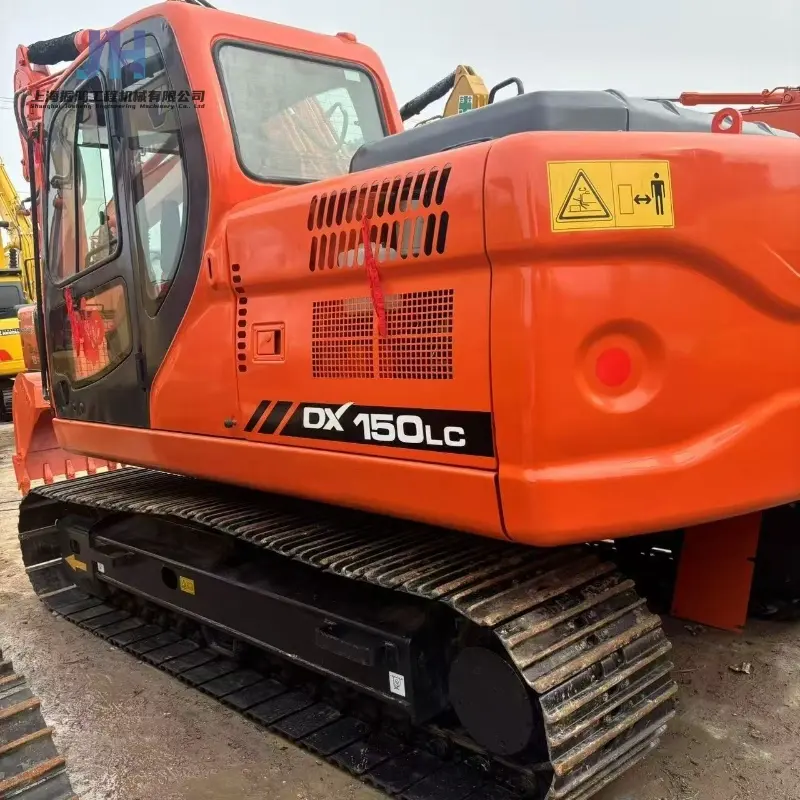 Good Condition Used Doosan DX150LC Medium Crawler Excavator (1)