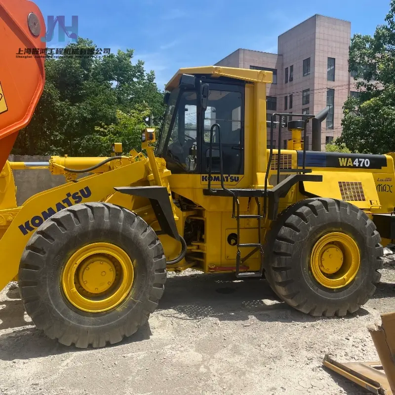 Good Performance Used Komatsu WA470 Loader machine Global Supply