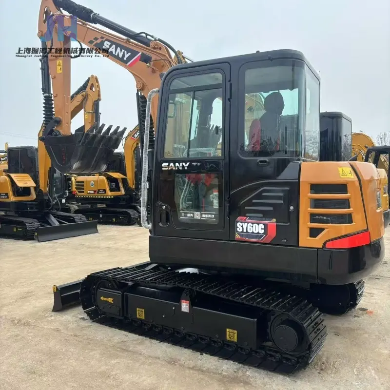 Good Performance Used Sany SY60C Crawler Excavator machine supplier