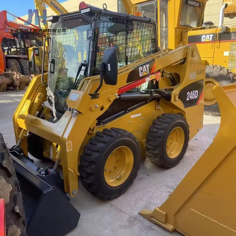 Powerful Used CAT 246D Loader Construction equipment Competitive price