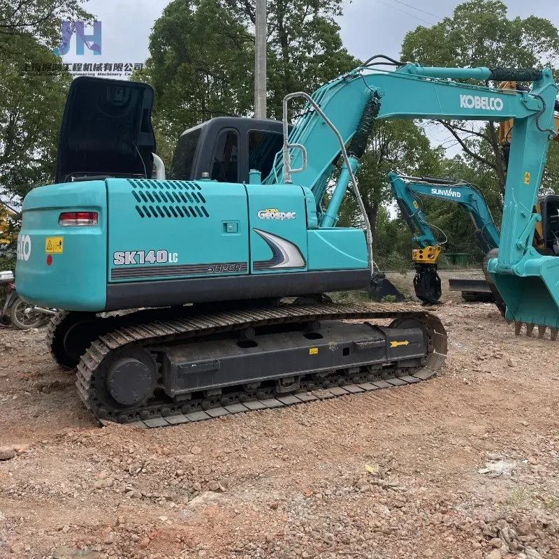 Second Hand Kobelco SK140 Hydraulic Crawler Excavator Equipment Powerful Good Performance