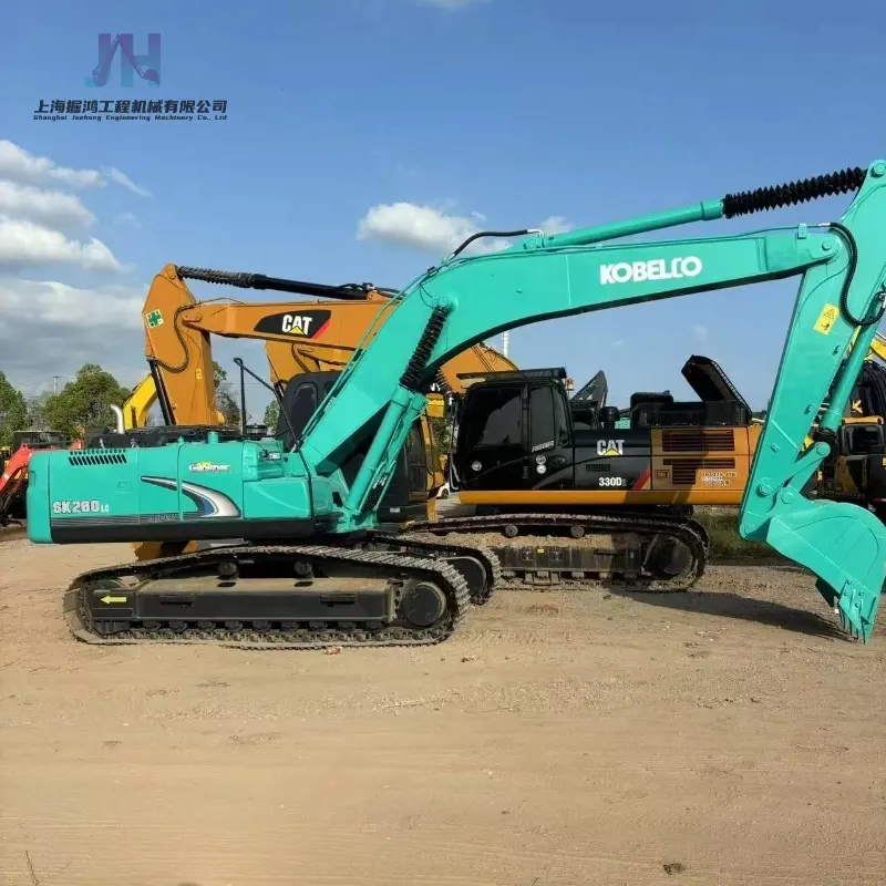 Second Hand Kobelco SK260 Heavy Hydraulic Crawler Excavator Equipment High Cost Performance for Sale