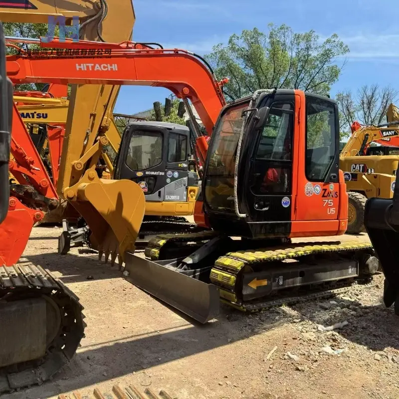 Small Used Hitachi ZX75US Hydraulic Excavator equipment supplier
